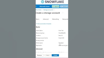 How to Create a Storage Account in Microsoft Azure? | Snowflake Tutorial