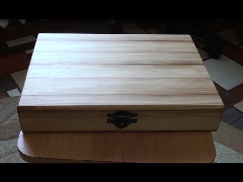 Как сделать деревянную шкатулку своими руками видео