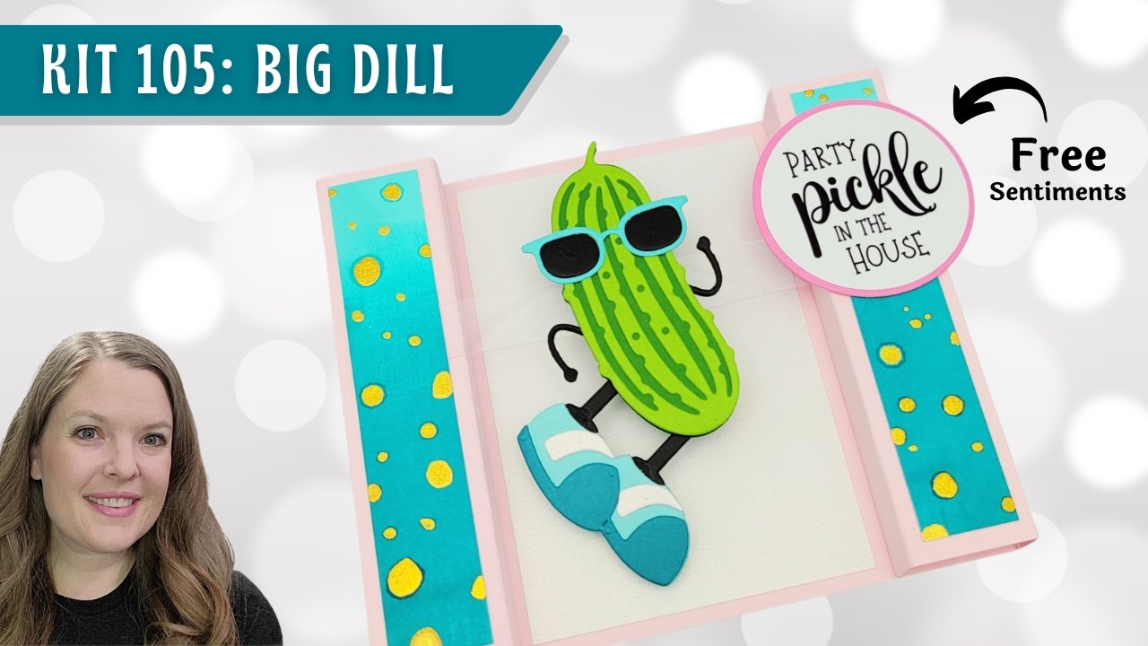 Free Pickle Themed Sentiments + Dancin' Fun Fold Instructions with Free  Downloads ECK 105 and 14