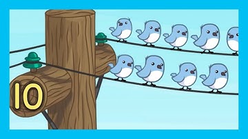 🐦 Birds on a Wire 11 to 20 - Counting Fun for PreK & Kindergarten | ABCmouse 🌈🔢