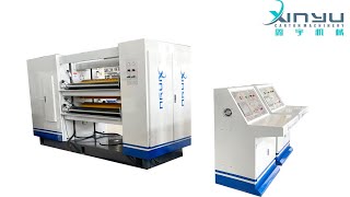 double layer helical nc cut off machine