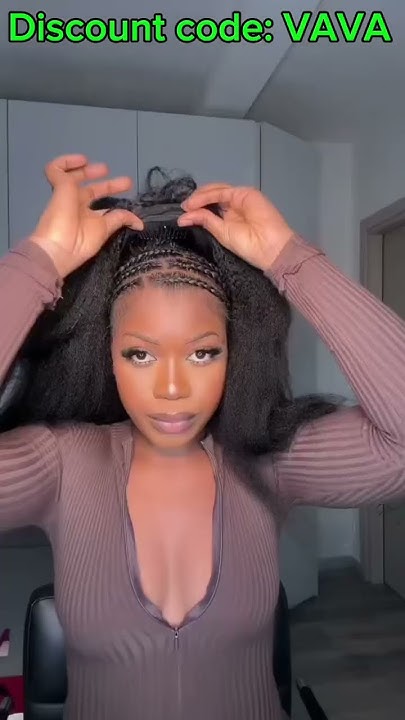  HOW TO: Half Wig Install + Twist Out Tutorial? - YouTube