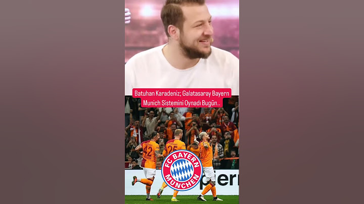 Batuhan Karadeniz ' Galatasaray bugün Bayern Münih sisteminini oynadı'