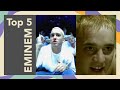 ¡Top 5 canciones de Eminem! ¿Cuáles son tus favoritas?