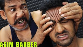 Satisfying Head Massage by Asim Barber | Forehead Tapping & Neck Cracking | Hair & Spine Cracking