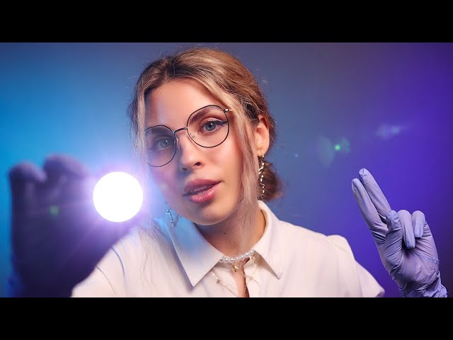 ASMR Extremely Detailed EYE EXAM *Light Triggers,Vision Tests,Color Blindness* Medical Roleplay