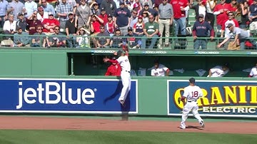 WSH@BOS: Betts robs Harper with terrific grab at wall