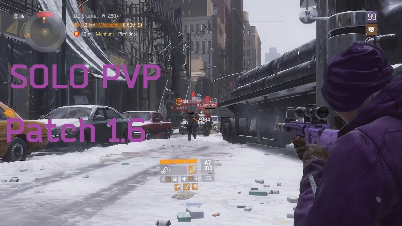 The Division: Solo DarkZone PVP Gameplay #6 [Patch 1.6]