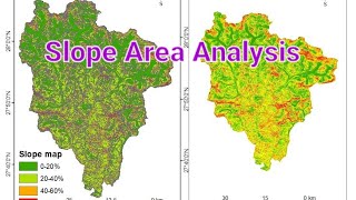 Calculating Slope Area from DEM in ArcGIS ||Slope area calculation || Arc Map 10.8