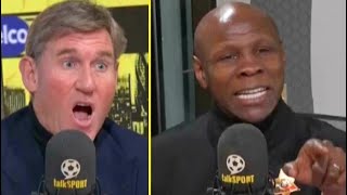 ‘Don’t be so bloody silly’ – Simon Jordan in heated clash with Chris Eubank Sr live on talkSPORT