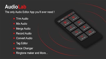 AudioLab: Best Audio Editor app for Cut, Merge, Mix, Extract, Convert, tag edit, Recording & more...