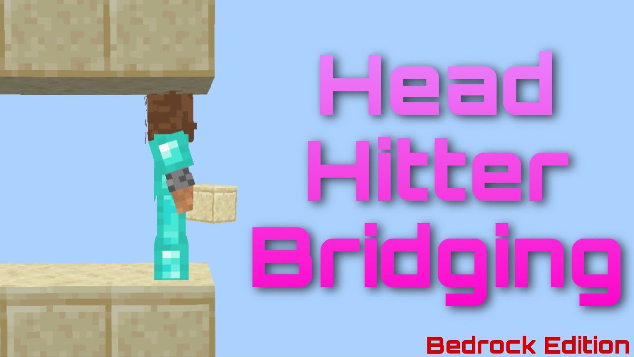 "Head Hitter Bridging" The Fastest Minecraft Bridging Method YouTube