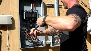 How to Replace an Electrical Service Panel (PART 2) How To Replace An Electrical Service Panel Meter And Riser Part 1
