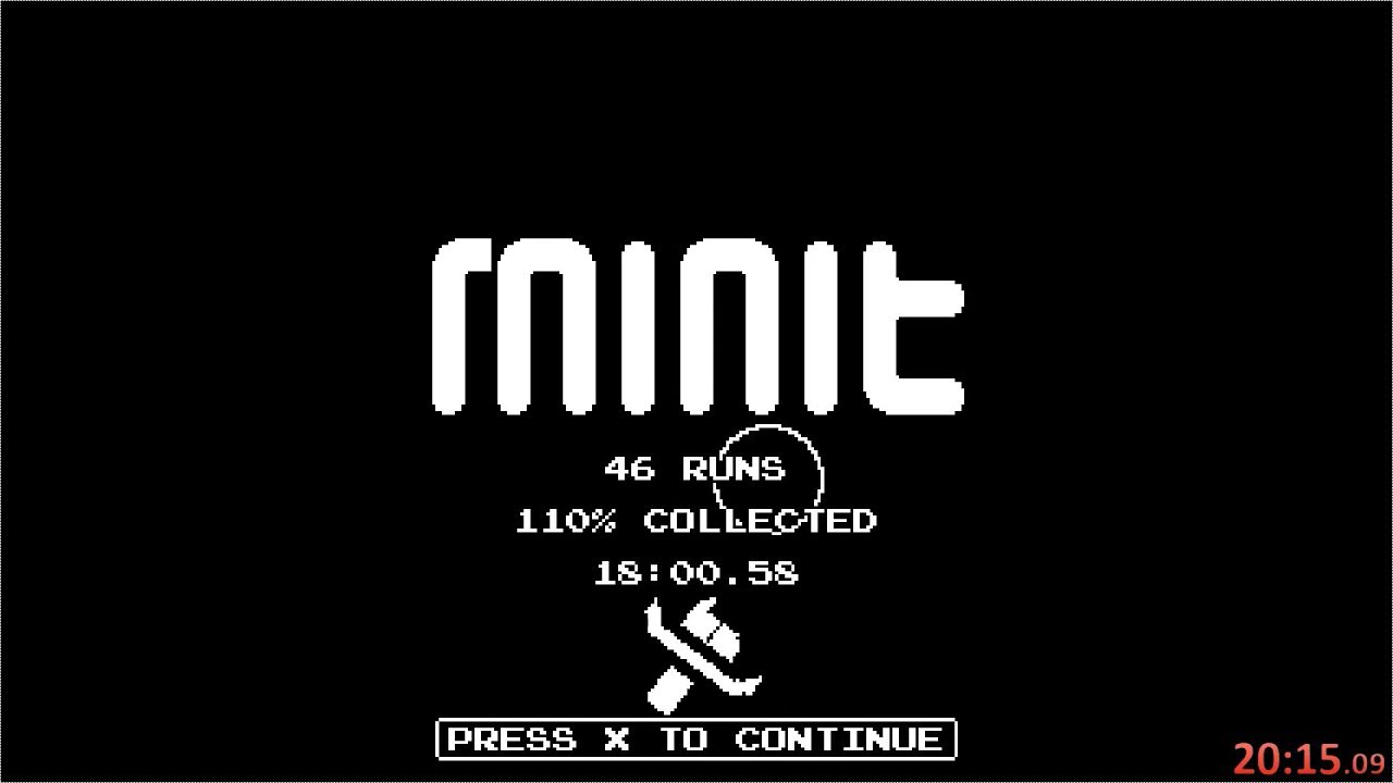 Minit 110% speedrun 