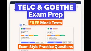 German Exam Practice Online | Goethe & TELC Mock Tests - Deutsch Prüfung Demo screenshot 5