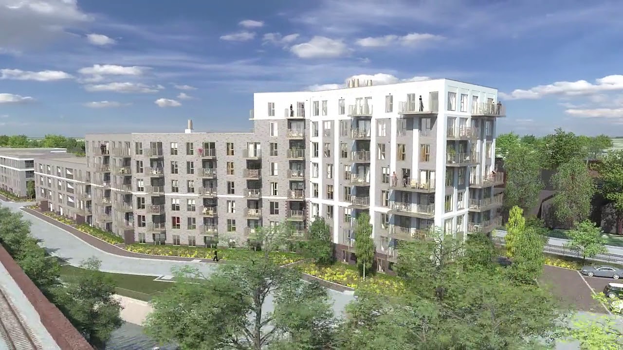 Catford Green residential development animation, on behalf of Barratt