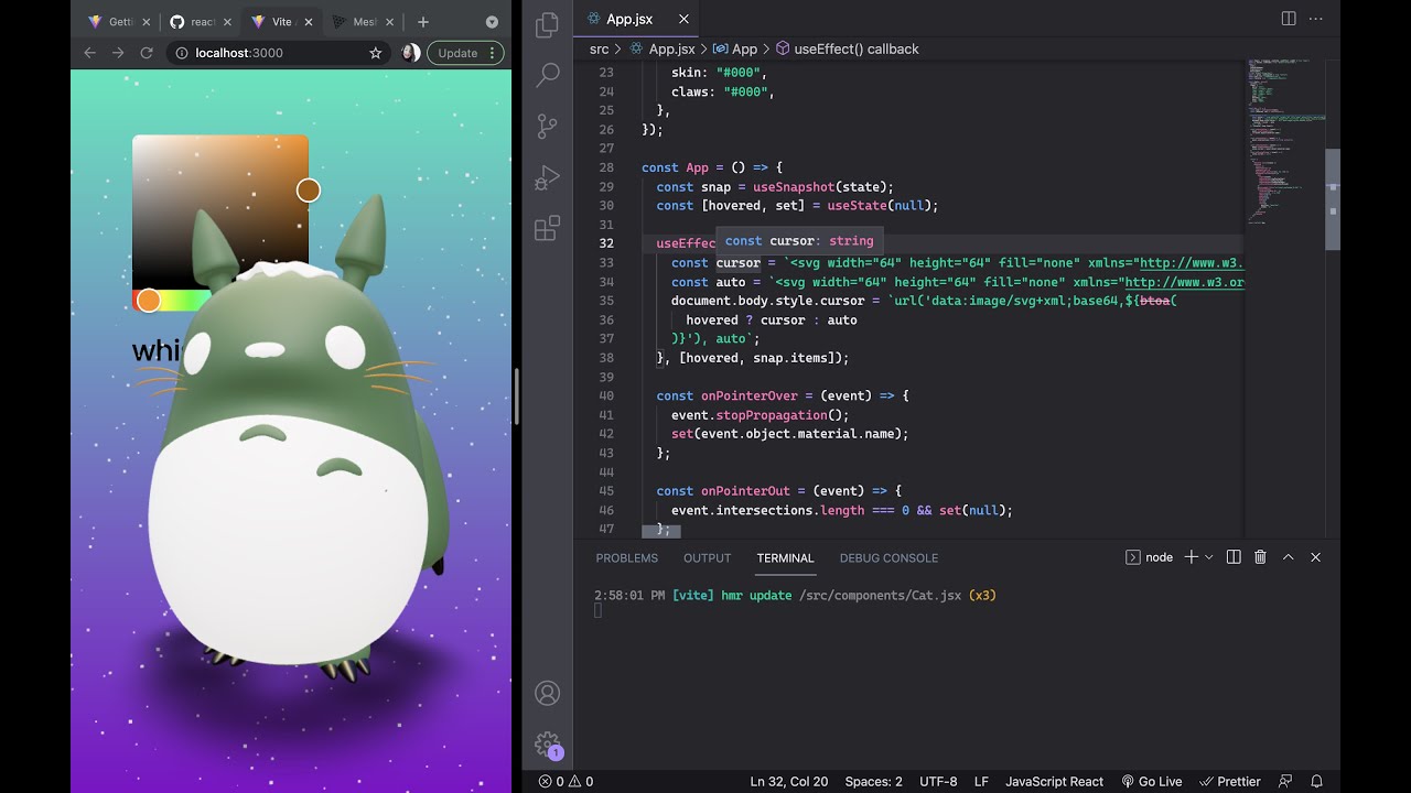 3D Model Animasyonu Oluştur! - Vite & React Three Fiber - YouTube
