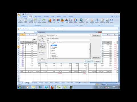 شرح كيفية عمل الهايبر لينك فى الاكسيل