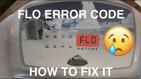 Arctic Spas Utah Flo Error