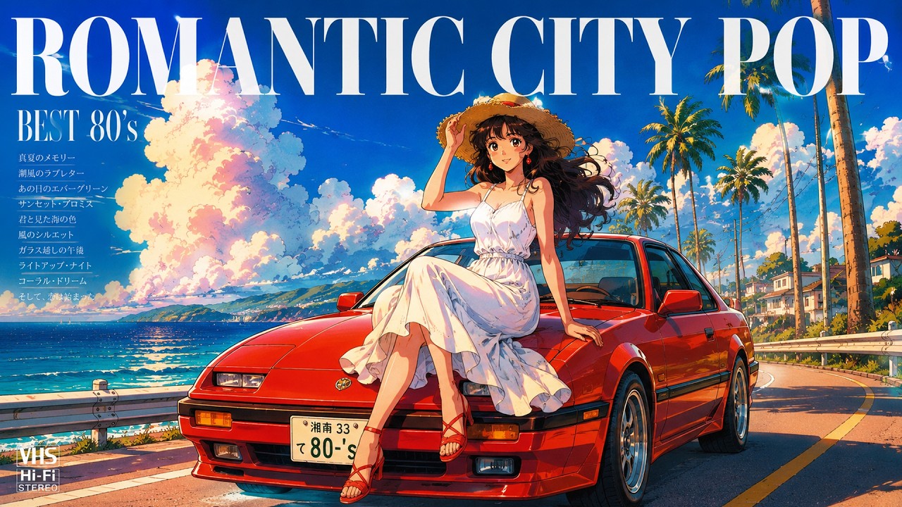 Japanese 80s Romantic City Pop 🌴🌅 懐かしくて甘い都会のラブソング