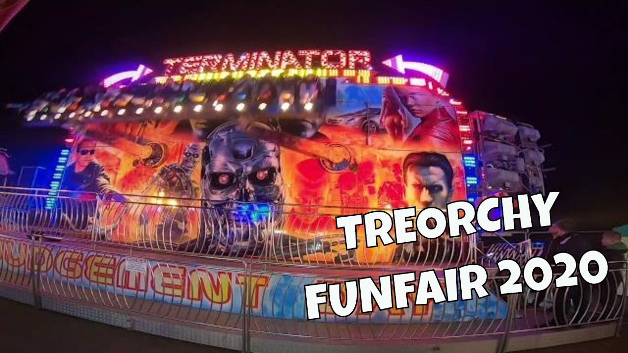 Andrew holmes  funfair rides video vlog @ treorchy funfair 2020