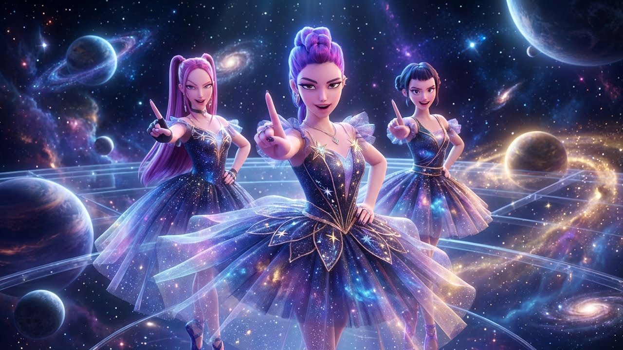 “Golden” Galaxy Ballet Dance | KPop Demon Hunters Cinematic Performance