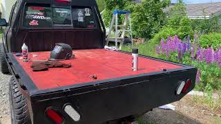 Ford Ranger Flatbed Build  - Budget build -Wiring LEDs, Gas cover- Part 2