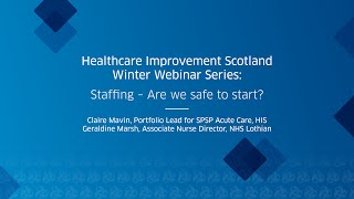 Winter Webinar Series: Staffing – Are we safe to start? 6 October 2022