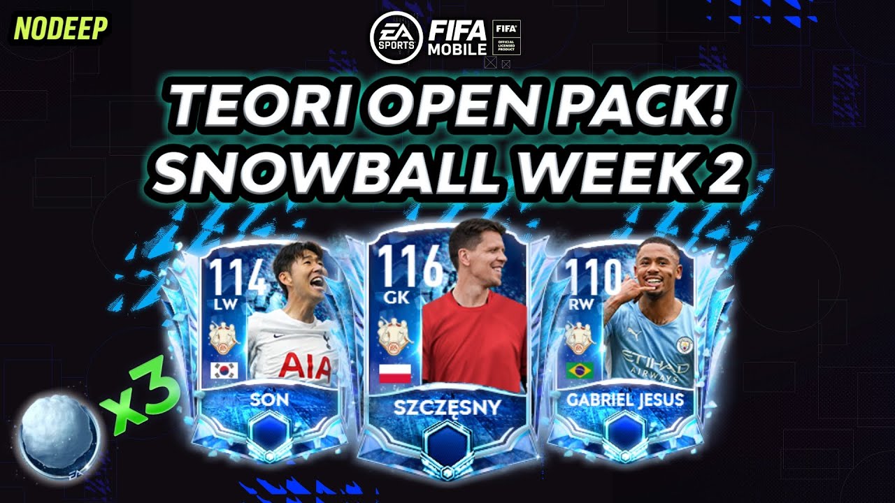 Open Pack Snowball Week 2 | Pake Teori Lagi! | FIFA Mobile Indonesia