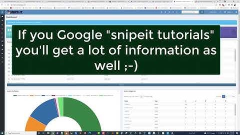 Asset Manager SNIPEIT