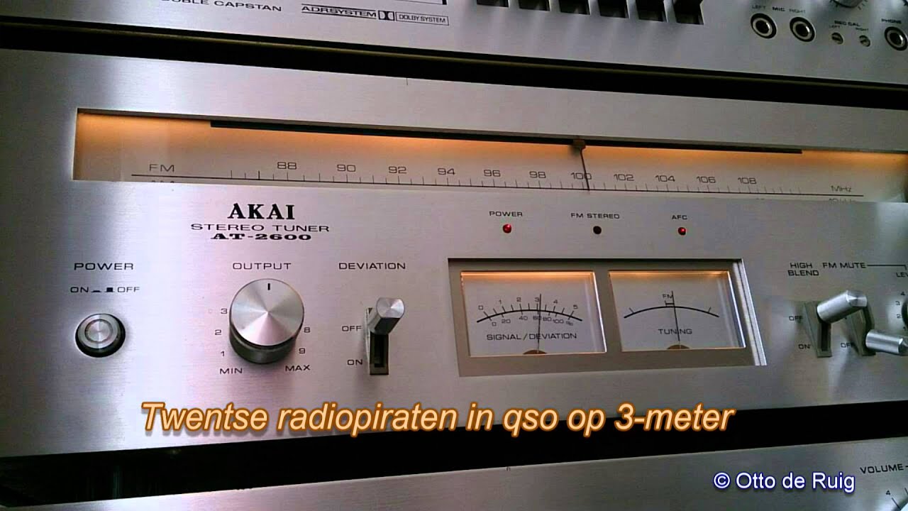 Twentse radiopiraten in QSO op 3-meter