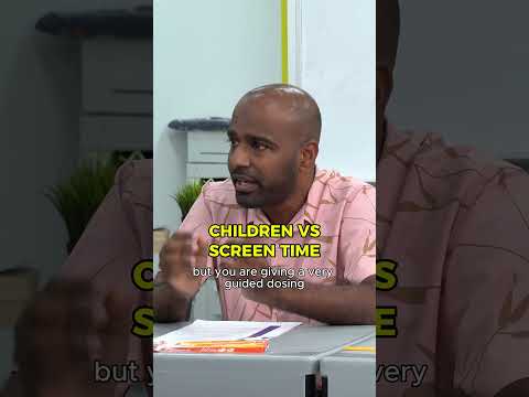 How much screen time is too much? Watch the full discussion on our podcast.. #interview #podcast