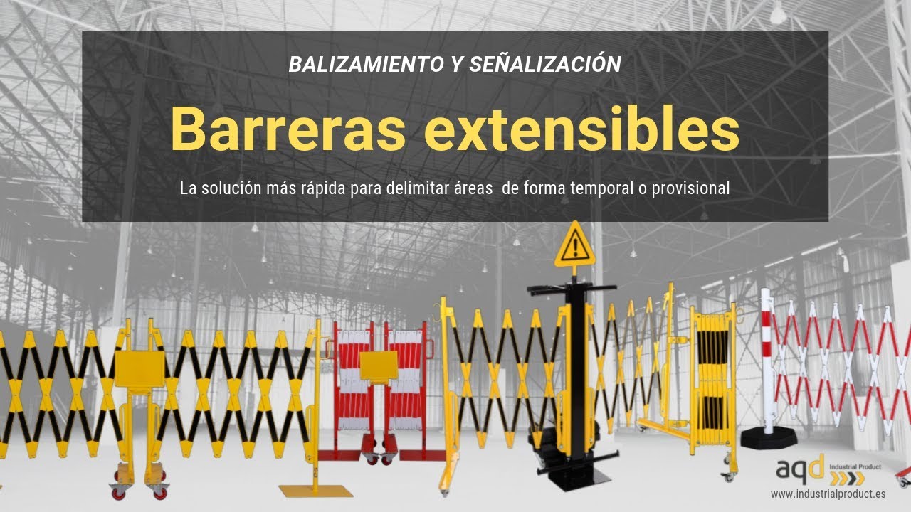 Barreras extensibles y vallas de seguridad 