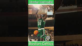 Basketball cards of 1993-94 Boston Celtics NBA roster. Plus Larry Bird. Parish, Radja, X-Man, Fox.