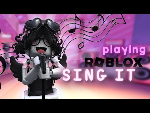 playing ROBLOX SING IT bc im a pro😁🎤 ||Auraxs4l