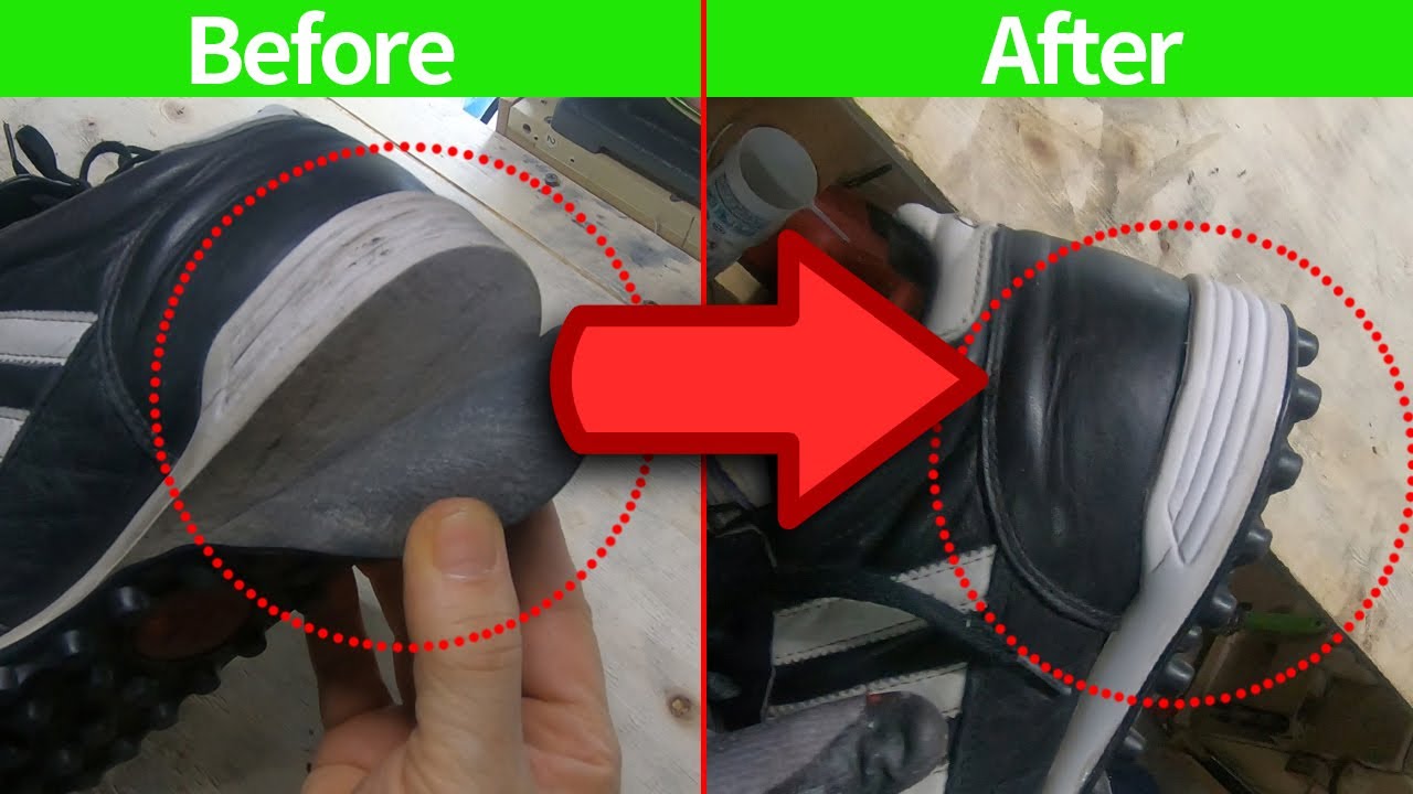 How to re-bonding TF cleats - Adidas mundial team TF - YouTube