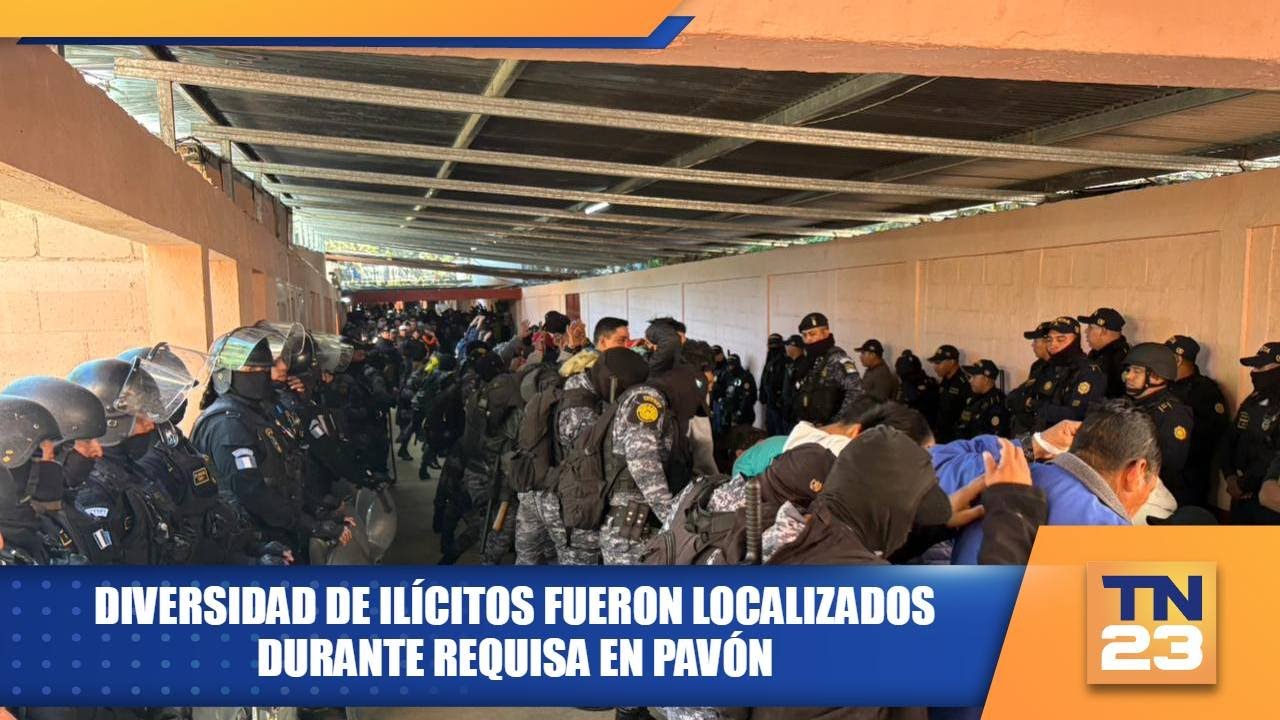 Diversidad de ilícitos fueron localizados durante requisa en Pavón
