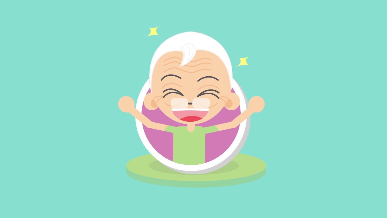 อินโฟกราฟิกในรูปแบบโมชั่นกราฟิก เรื่อง เคล็ดลับคลายเครียด ด้วยการรับประทานผักและผลไม้