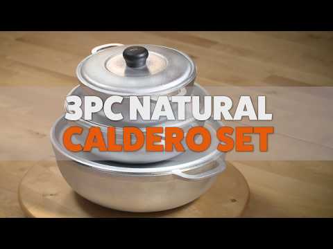 Caldero (marmite) En Aluminium Colombien IMUSA - 2,6 Pintes (environ 1,23 L) - Four Hollandais, Couvercle Inclus