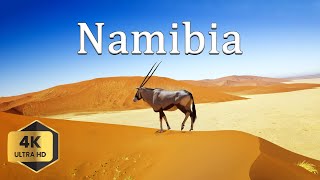 FLY OVER NAMIBIA 4K✈The Most Beautiful Places in NAMIBIA |Music By Travel Relaxation Films