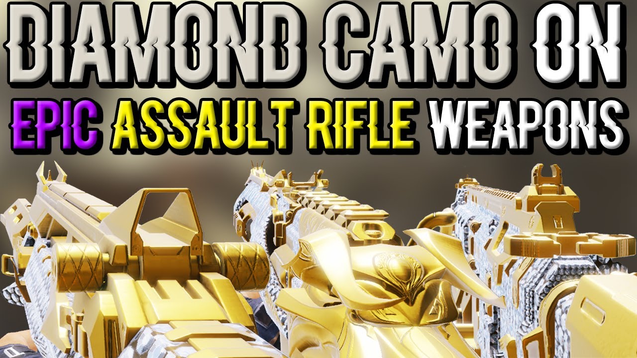 ALL MY EPIC ASSAULT RIFLE BLUEPRINTS with DIAMOND CAMO EQUIPPED SHOWCASE in CALL OF DUTY MOBILE