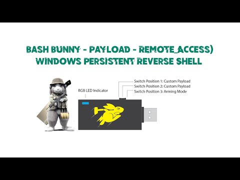 Bash Bunny Payload Remote Access Windows Persistent Reverse Shell - Hacker Computer School