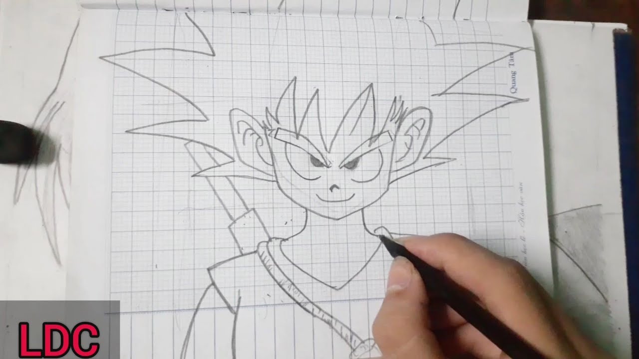 Vẽ Goku Lúc Nhỏ - Youtube