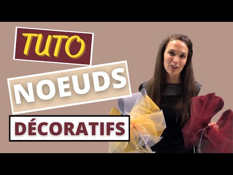 Tutoriel pour Noeuds Décoratifs en tulle (ou intissé)