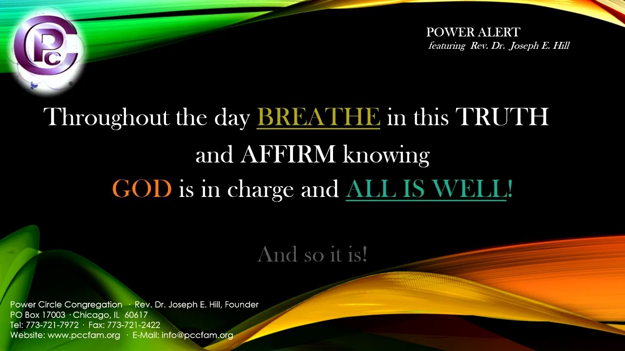 Breathe In This Truth  - Rev. Dr. Joseph E. Hill