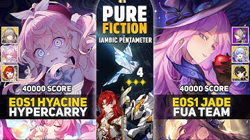 Honkai Support Rail Team | E0 Hyacine Hypercarry & E0 Jade FUA Team | PF 4 Honkai Star Rail 3.7