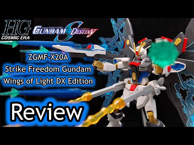 P-Bandai HGCE Strike Freedom Gundam Wings of Light DX