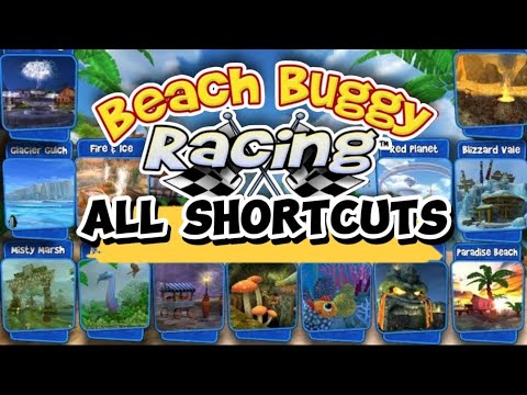 Beach Buggy Racing - ALL SHORTCUTS