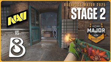 WINNER TO STAGE 3! NAVI vs B8 - HIGHLIGHTS - StarLadder Budapest Major 2025 - STAGE 2 | CS2