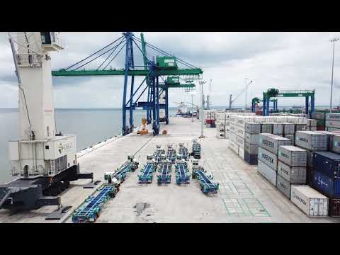 Gabon : le nouveau Port développé par GSEZ enfin opérationnel .
